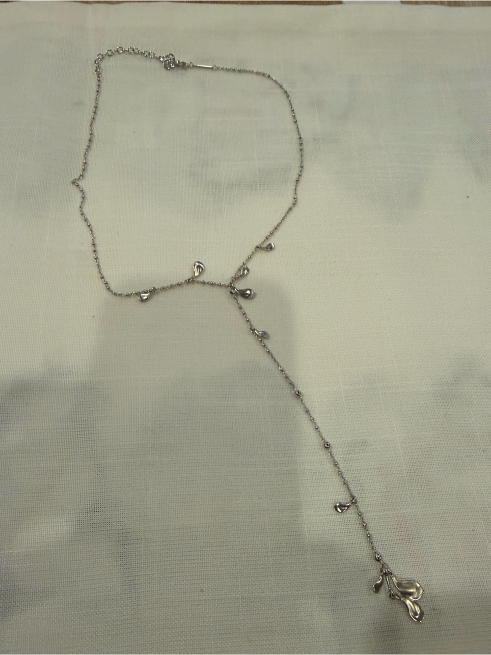 Kendra Scott Quincy Y Necklace- Silver